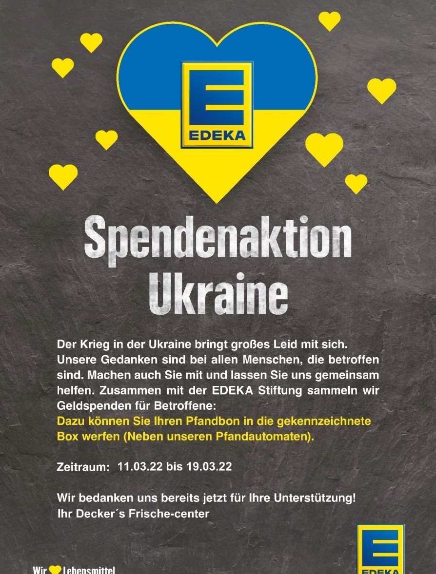 Spendenaktion Ukraine